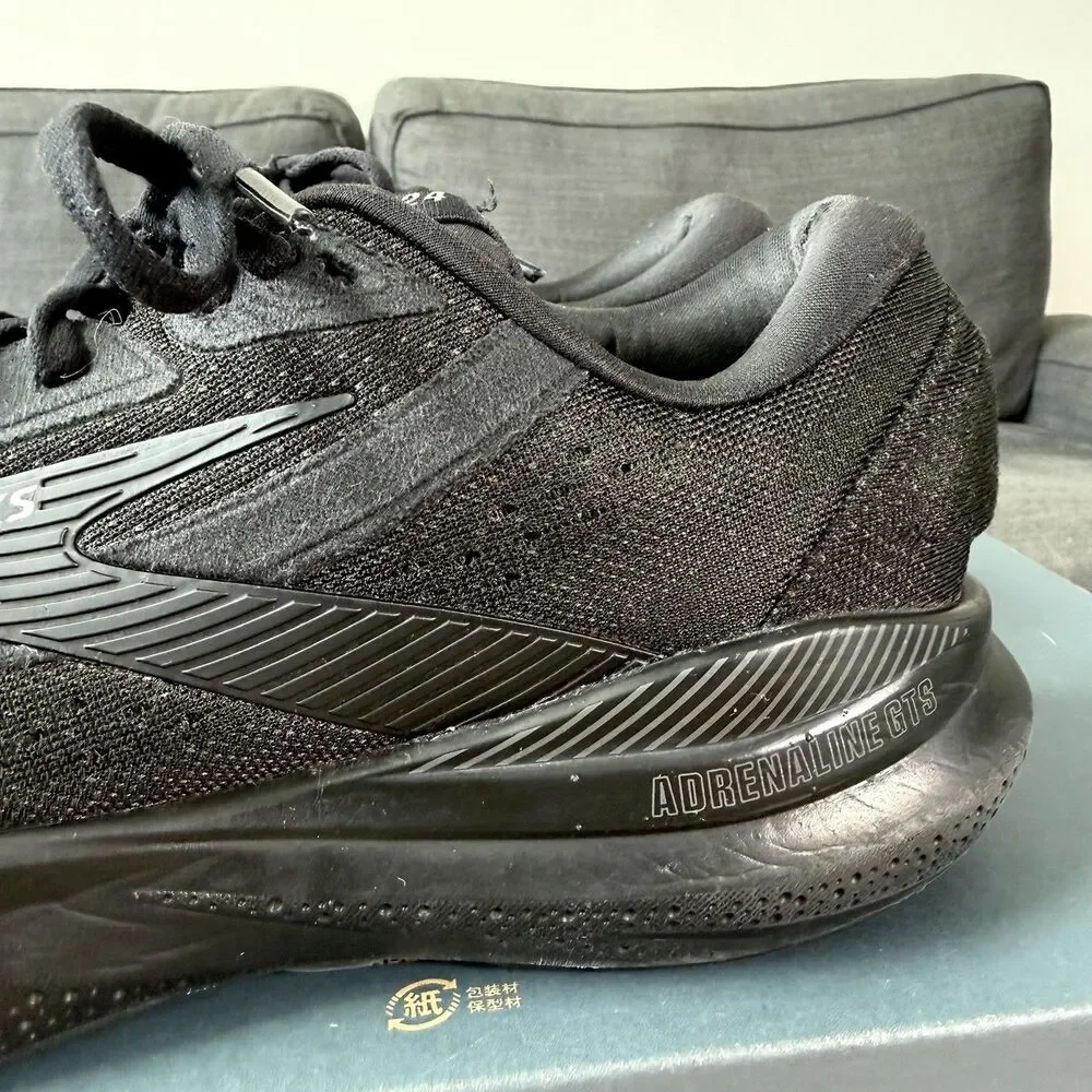 Brooks Adrenaline GTS 24 Wide Black Running Shoes Women's Size 10 Wide
